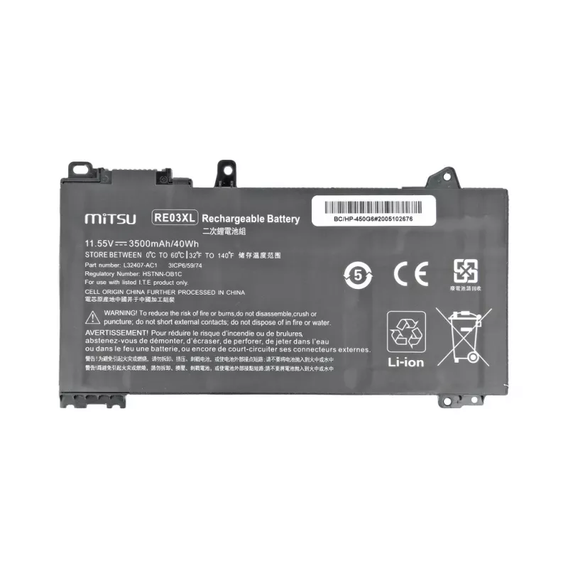Mitsu HP430G6/450G6 3500mAh (40Wh) 11.55V