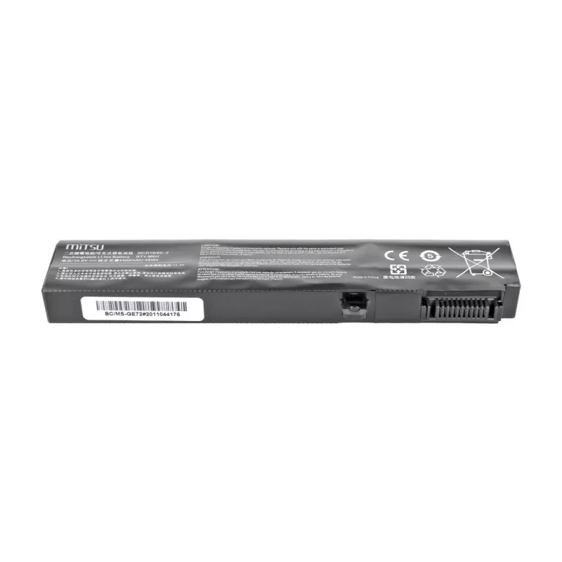 Mitsu fr MSI GE72/GL72 4400mAh (48Wh) 10.8-11.1 V