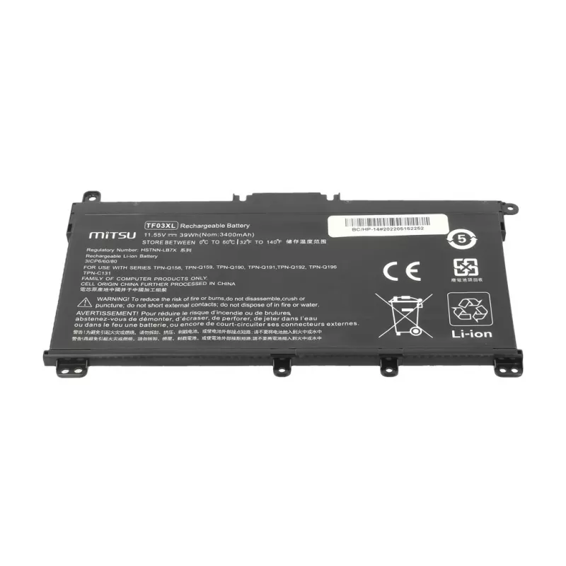 #Mitsu HP 14-BP 3400mAh (39Wh) 11.55V