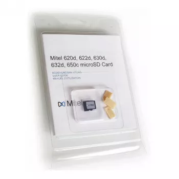 DeTeWe Mitel - Välkmälukaart - 2 GB - microSD - Mitel 620d, 630d jaoks (87-00003AAA-A)