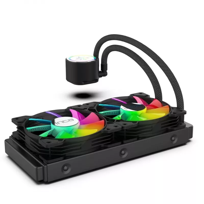 INCA ISS-02XN CPU VEDELIKJAHUTUS 2 x 120 mm PWM-ventilaator