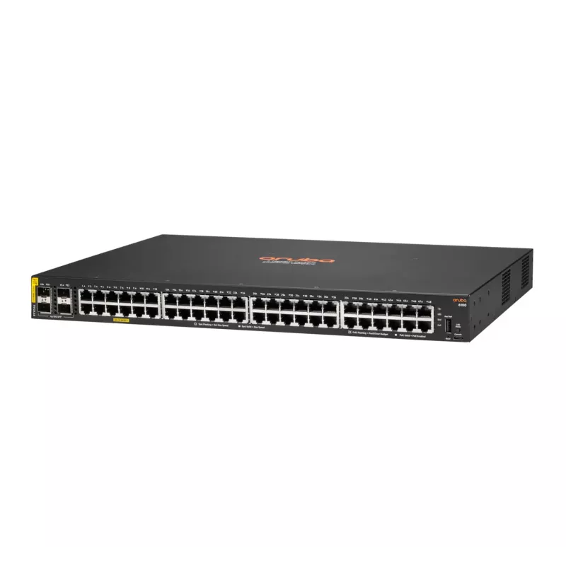 HPE Aruba Networking CX 6100 48G Class4 PoE 4SFP+ 740W Switch - Lüliti - L3 - hallatav - 48 x 10/100/1000 (PoE+)