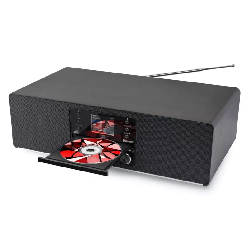 JVC RD-E984B - kõik-ühes minitorn, must