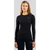 Odlo BL TOP ümara kaelusega pikkade varrukatega ACTIVE WARM ECO naiste T-särk, suurus S, must