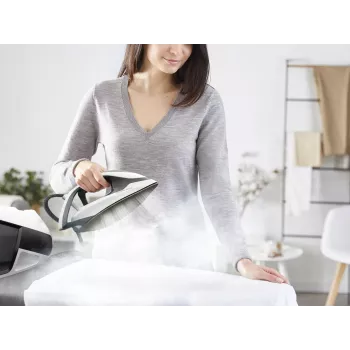 Tefal Express Power SV8130 2800 W 1,8 L Durilium AirGlide Autoclean tallaplaat must, valge