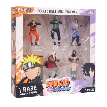 Naruto Shippuden figuurid - 6 tk Deluxe Edition VER. B