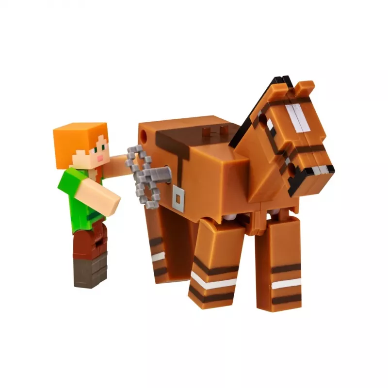 Minecraft S2 3D WIND-UP mänguasi – Alex ja hobune