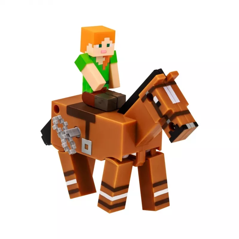 Minecraft S2 3D WIND-UP mänguasi – Alex ja hobune