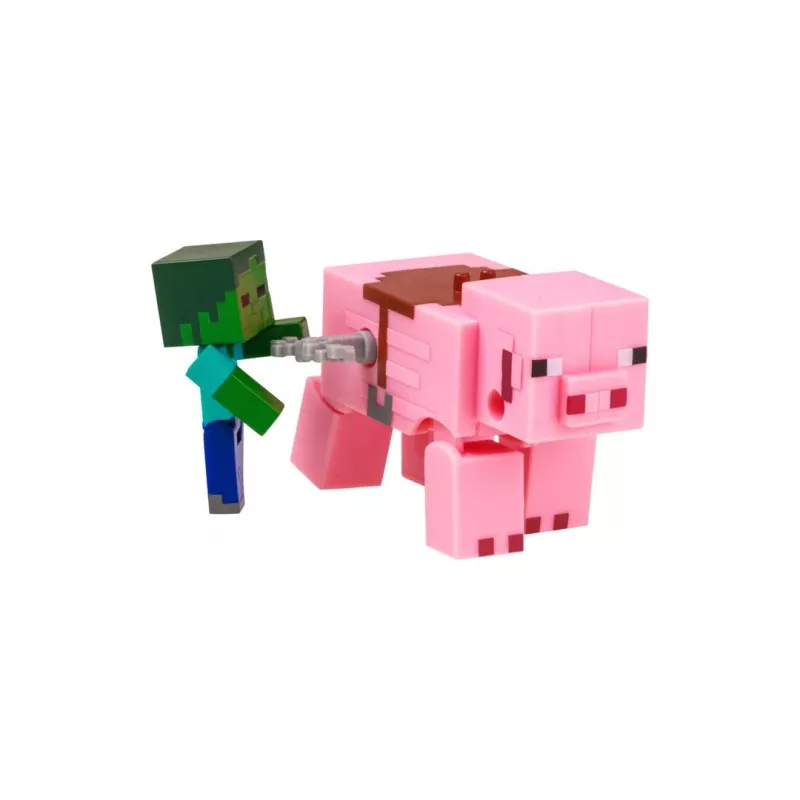 Minecraft S2 3D WIND-UP mänguasi - Beebizombi ja siga