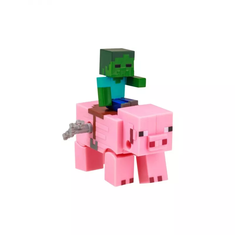Minecraft S2 3D WIND-UP mänguasi - Beebizombi ja siga