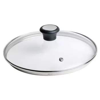 Tefal 28097612 pannikaas ümmargune Must, Roostevaba teras, Läbipaistev