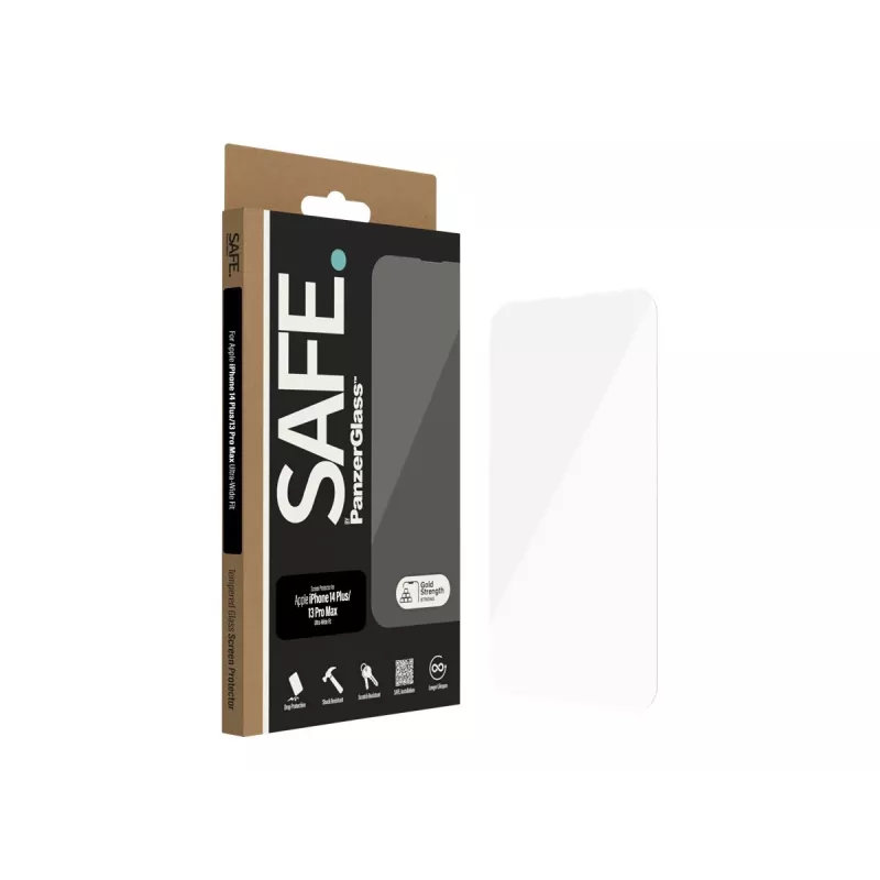 SAFE by PanzerGlass Ekraanikaitse Apple iPhone 14 Plus | 13 Pro Max | Ultra-Wide Fit | PanzerGlass