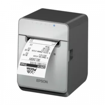 Epson TM-L100, 8 punkti/mm (203 dpi), lõikur, voodrita, USB, Lightning, BT, Ethernet, must sildiprinter, termosiirdetrükk, Eraldusvõime: 8 punkti/mm (203 dpi), Meediumi laius (maks): 80 mm,