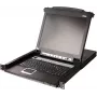 ATEN CL5708MW FR KVM-lüliti 8 pordiga 17,3-tolline LCD-ekraan SingleRail PS/2-USB VGA