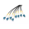 DIGITUS Tehases kokku pandud fiiberoptiline universaalne jaotuskabel, SingleMode OS2, 8 kiudu, LC/UPC - LC/UPC