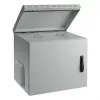 19-tolline seinale paigaldatav IP55-korpus EFB Elektronik 7U klaasuksega sügavus 450 mm, terasest keevitatud, IP55, koormus 100 kg