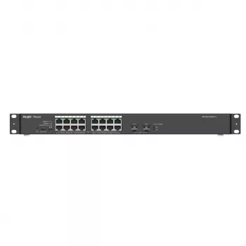 Reyee 16-pordine 1000Mbps + 2 Gigabit SFP porti, 16 porti toetavad PoE/PoE+ toidet - Kommutaator - 1 Gbps
