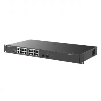 Reyee 16-pordine 1000Mbps + 2 Gigabit SFP porti, 16 porti toetavad PoE/PoE+ toidet - Kommutaator - 1 Gbps