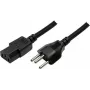 LogiLink - toitekaabel - IEC 60320 C13 kuni IEC 60906-1 (M) - 1,8 m - must