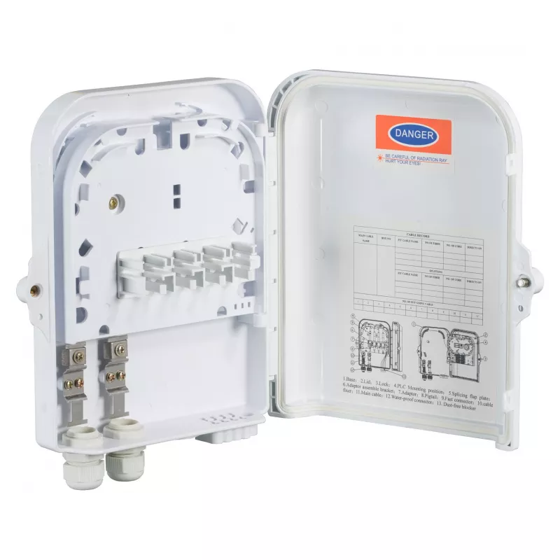 FTTH IP65 jaotus-karp 16 kiule, 8 sidurile ja kiuvaru hoiustamiseks Tootja: EFB-Elektronik (FTTH-BOX-OUT-2)