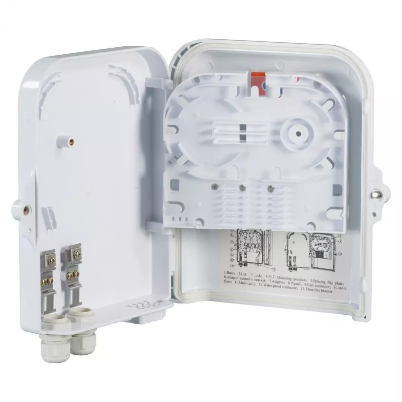 FTTH IP65 jaotus-karp 16 kiule, 8 sidurile ja kiuvaru hoiustamiseks Tootja: EFB-Elektronik (FTTH-BOX-OUT-2)