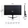JAPANNEXT JN-IPS27WQHDR-C65W 16:9 HDMI/DP WQHD - lameekraan (TFT/LCD)
