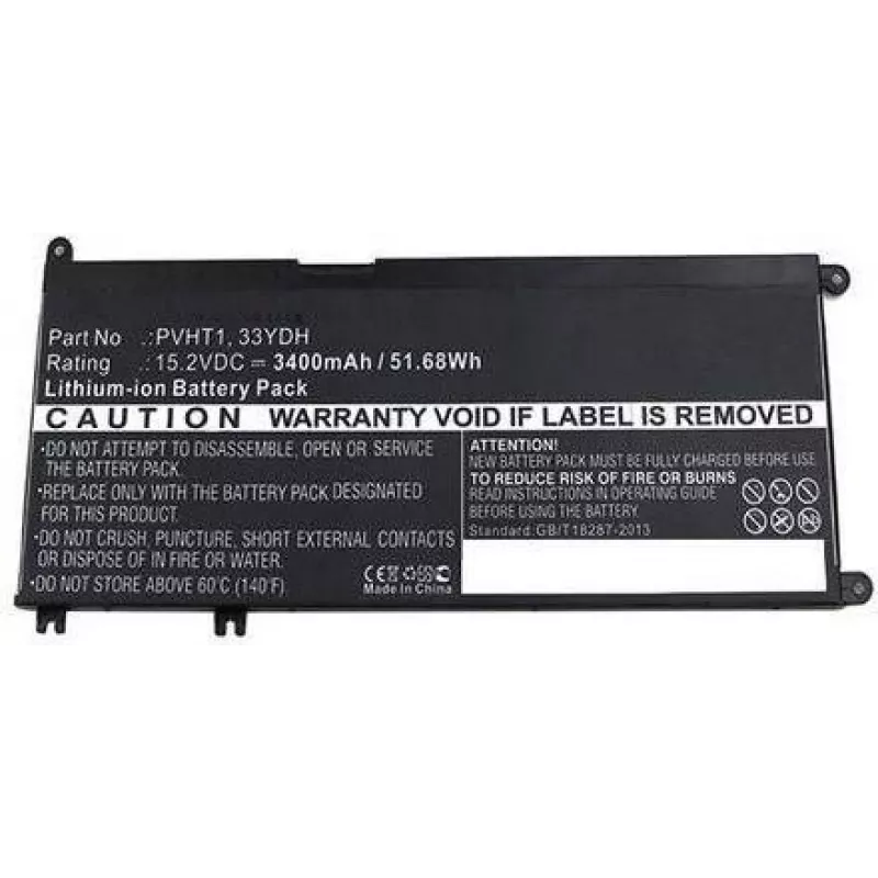 CoreParts sülearvuti aku 52Wh Li-ioon 15,2V 3400mAh Must 7FHHV - Aku - 3400 mAh (7FHHV-CP)