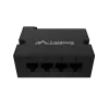 Lüliti Lanberg DIN-FE4-AT-30W 1XIN 3X Out 100MB POE Extender Fast Ethernet Din Rail AT 30W