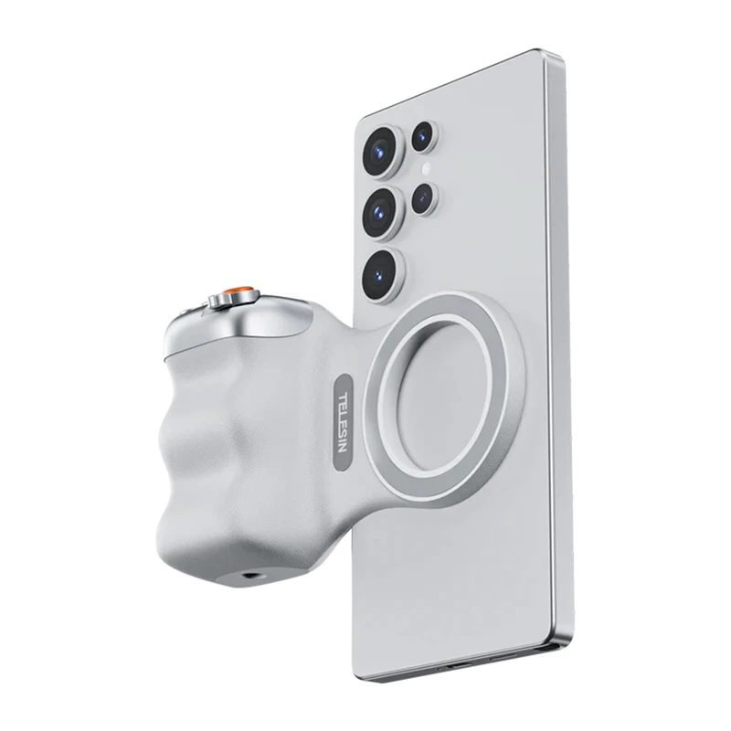 TELESIN Magnetic MagSafe haardetugi Bluetooth kaugjuhtimispuldiga iPhone'ile / P5-mp-001wh