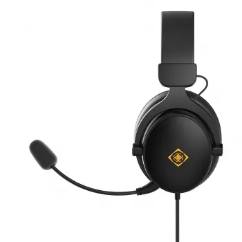 Deltaco GAM-190 Gaming Headset Proteinleder 3,5 mm Kabel schwarz