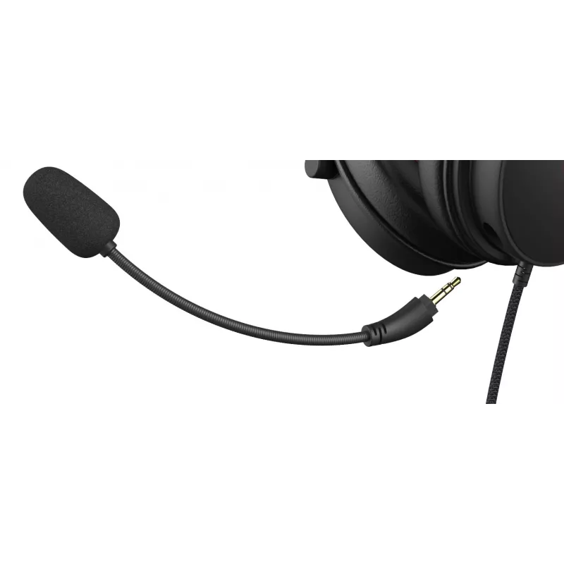 Deltaco GAM-190 Gaming Headset Proteinleder 3,5 mm Kabel schwarz