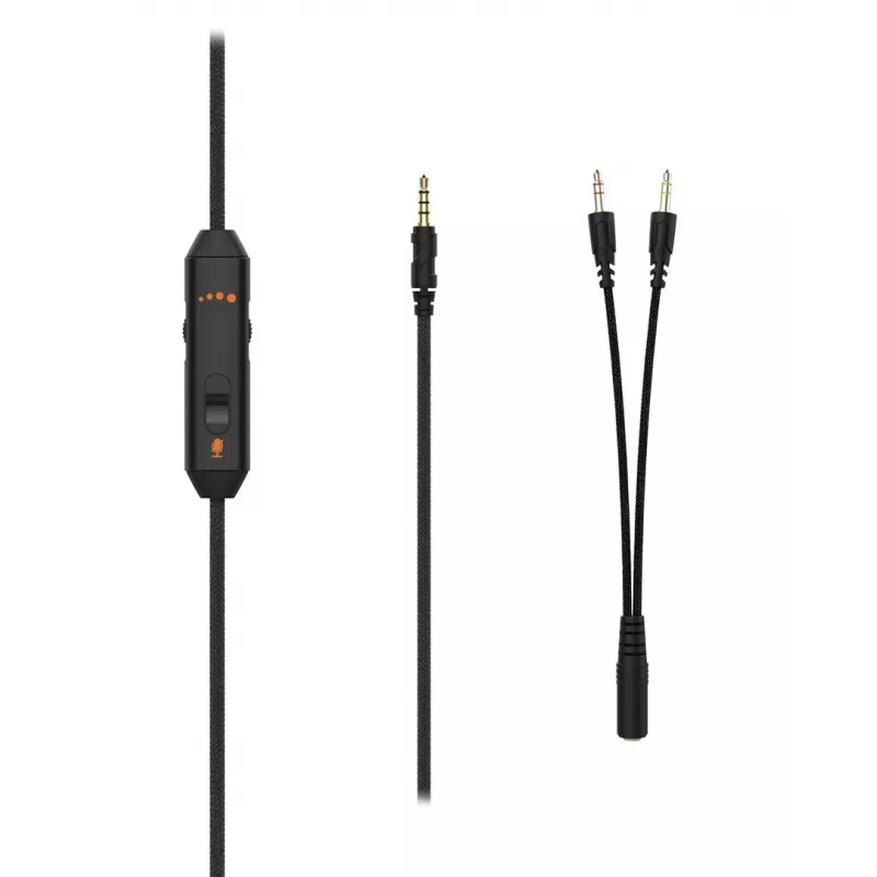 Deltaco GAM-190 Gaming Headset Proteinleder 3,5 mm Kabel schwarz