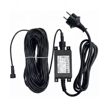 Ecowitt WS90 ilmajaama lisatarvik — Shelly PbS pikenduskaabel ja DC 12V 1A toiteadapter