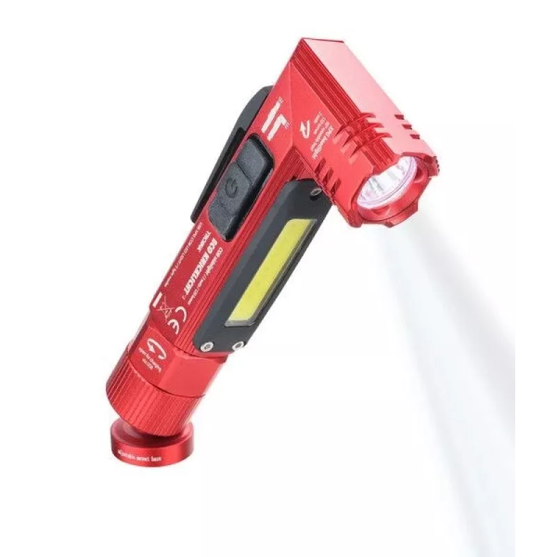 TROIKA taskulamp ECO KNICKLICHT punane (TOR55/RD)