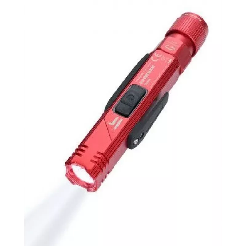 TROIKA taskulamp ECO KNICKLICHT punane (TOR55/RD)