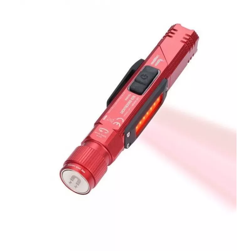 TROIKA taskulamp ECO KNICKLICHT punane (TOR55/RD)