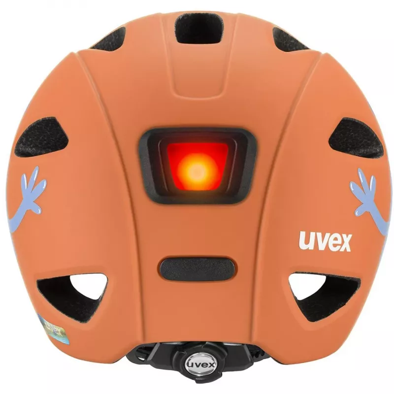Laste jalgrattakiiver UVEX Oyo Style – suurus 50–54 cm, värv Monster Papaya (matt)