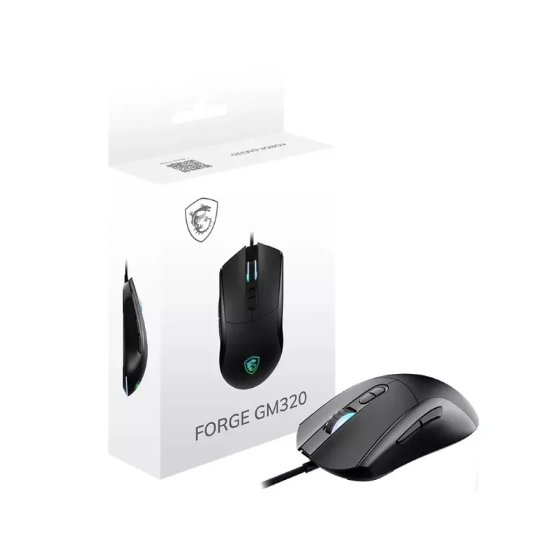 MSI Forge GM320 mängurihiir must USB – hiir – optiline