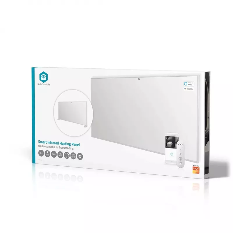 Nedis SmartLife HTIP700WTW infrapuna-küttepaneel, 700 W, valge