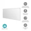 Nedis SmartLife HTIP700WTW infrapuna-küttepaneel, 700 W, valge