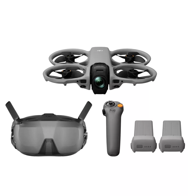 DJI Avata 360 Motion Fly More Combo koos prillidega N3 - 64 MP 360° kaamera droon 4 rootorit