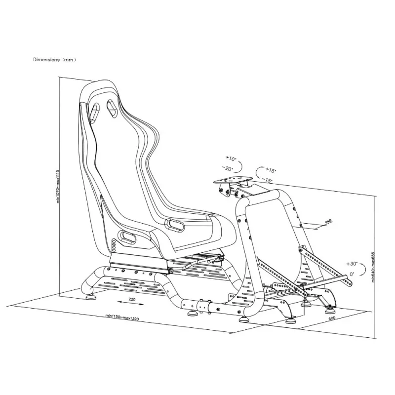 OPLITE Cockpit GTR S8 Infinity Must retail (Freight Delivery)