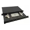 helos Fiiberoptiline 19 Splaisskast 6 x LC/APC Dupleks OS2, splaiss valmis, must