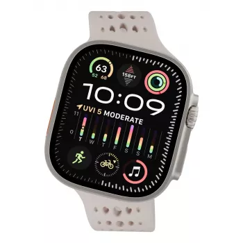Decoded Silicone Ares O Band - Silikoonrihm Apple Watchile 44/46/49 mm (savi)