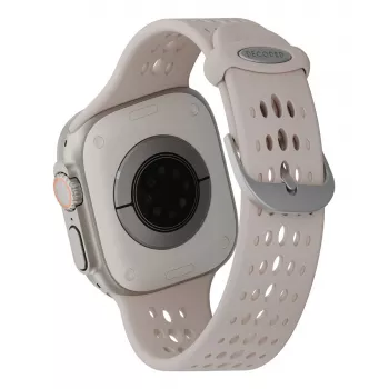 Decoded Silicone Ares O Band - Silikoonrihm Apple Watchile 44/46/49 mm (savi)