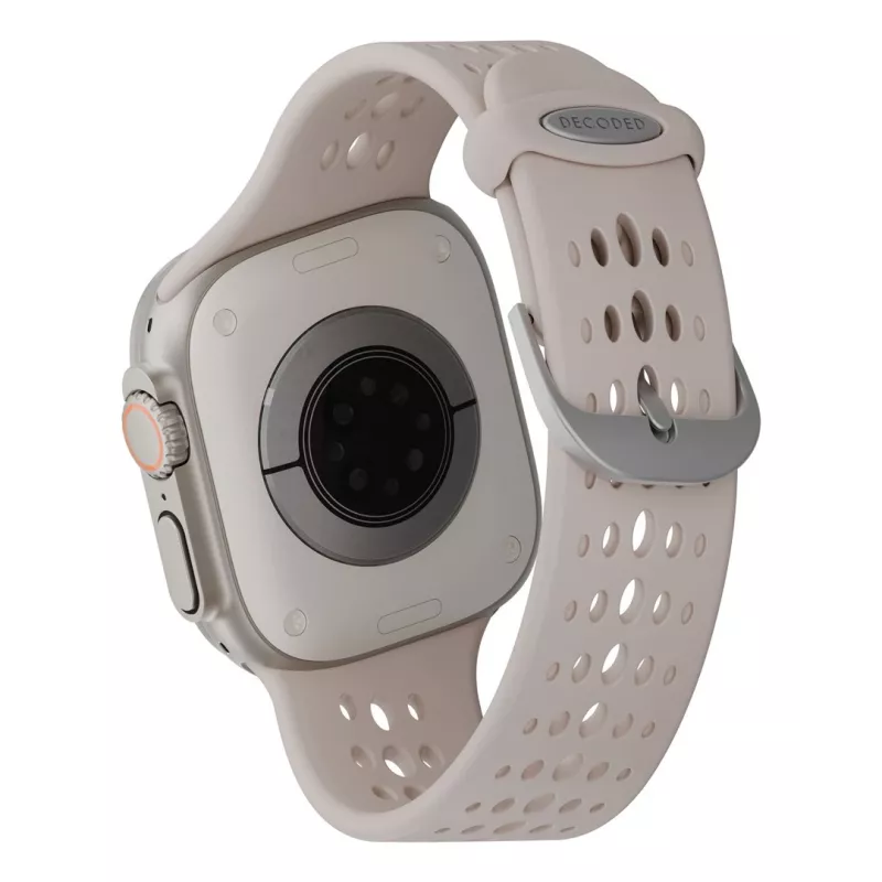 Decoded Silicone Ares O Band - Silikoonrihm Apple Watchile 44/46/49 mm (savi)