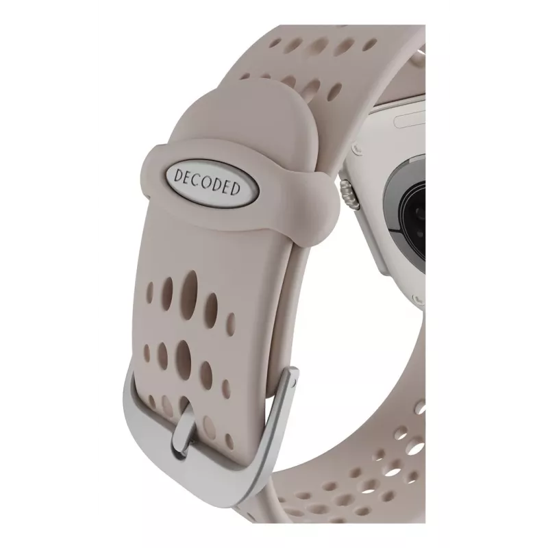 Decoded Silicone Ares O Band - Silikoonrihm Apple Watchile 44/46/49 mm (savi)
