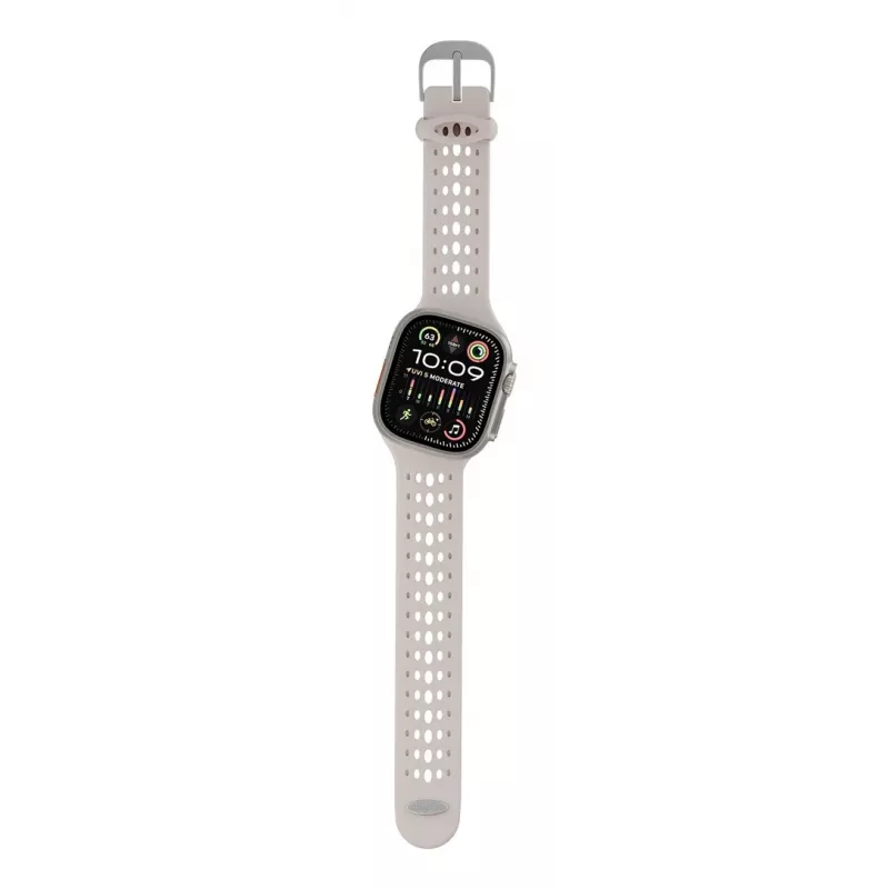 Decoded Silicone Ares O Band - Silikoonrihm Apple Watchile 44/46/49 mm (savi)