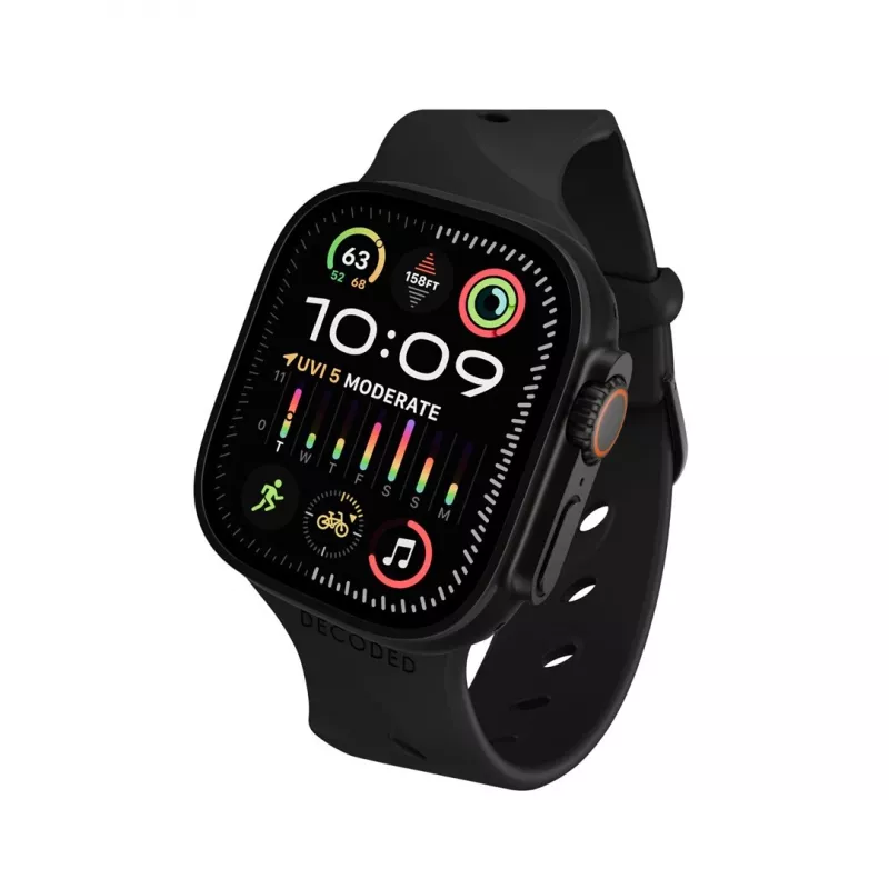 Decoded Silicone Ares Splice Band – silikoonrihm Apple Watchile 40/42 mm (must)