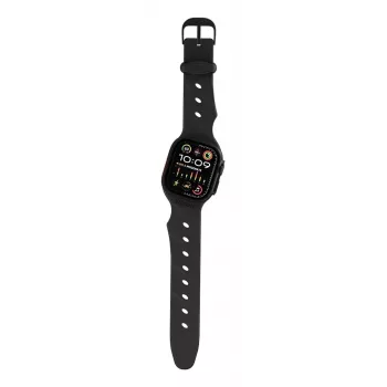 Decoded Silicone Ares Splice Band - silikoonrihm Apple Watch 44/46/49 mm jaoks (must)
